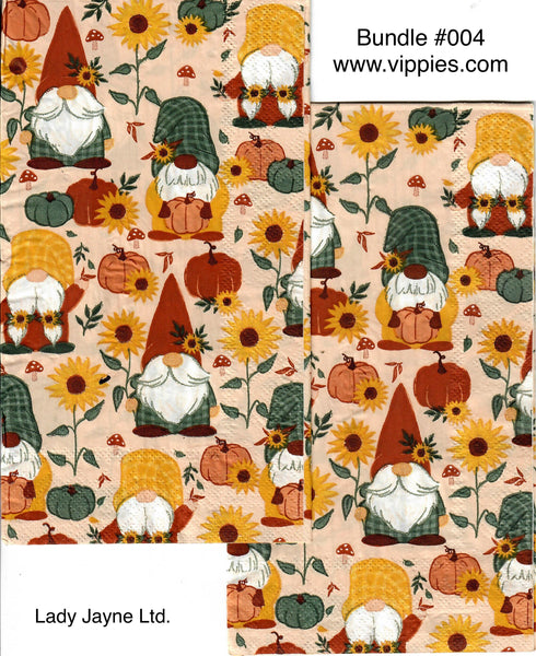 SNB-004 Special Napkin Bundle #4 Autumn Guest Napkins