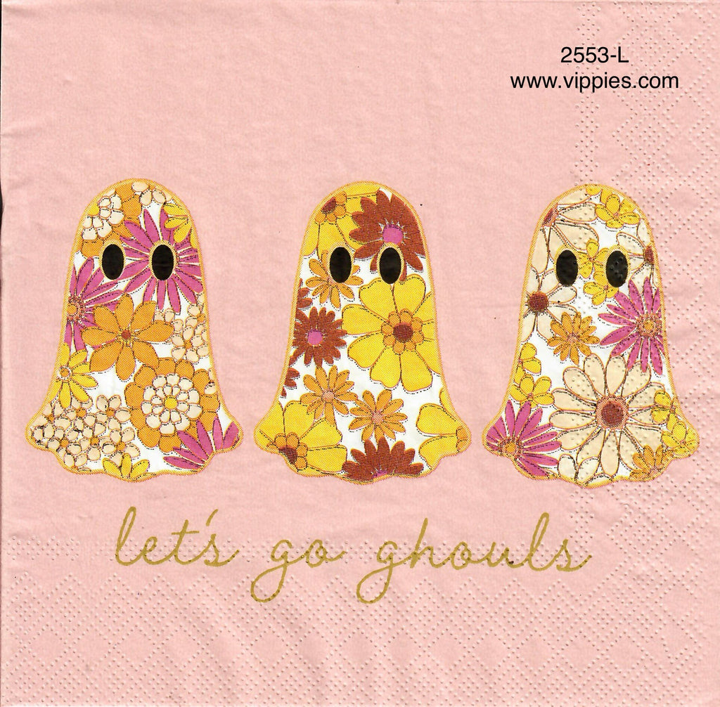 HWN-2553-L Let's Go Ghouls Napkin for Decoupage