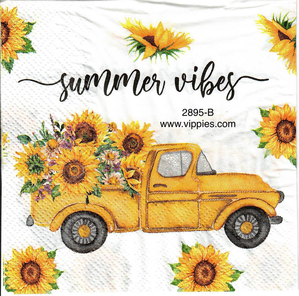 NS-2895-B Summer Vibes Pickup Napkin for Decoupage