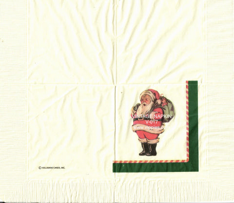 VNT-017-V Vintage Santa by Hallmark Vintage Napkin