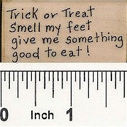 Smell My Feet Rubber Stamp 2261C