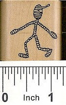 Stick Mummy Rubber Stamp 2264D