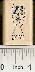 Praying Angel Rubber Stamp 2266D