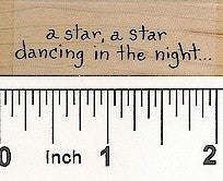 A Star A Star Rubber Stamp 2411C