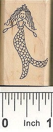 Kerry Mermaid Small Rubber Stamp 2533D