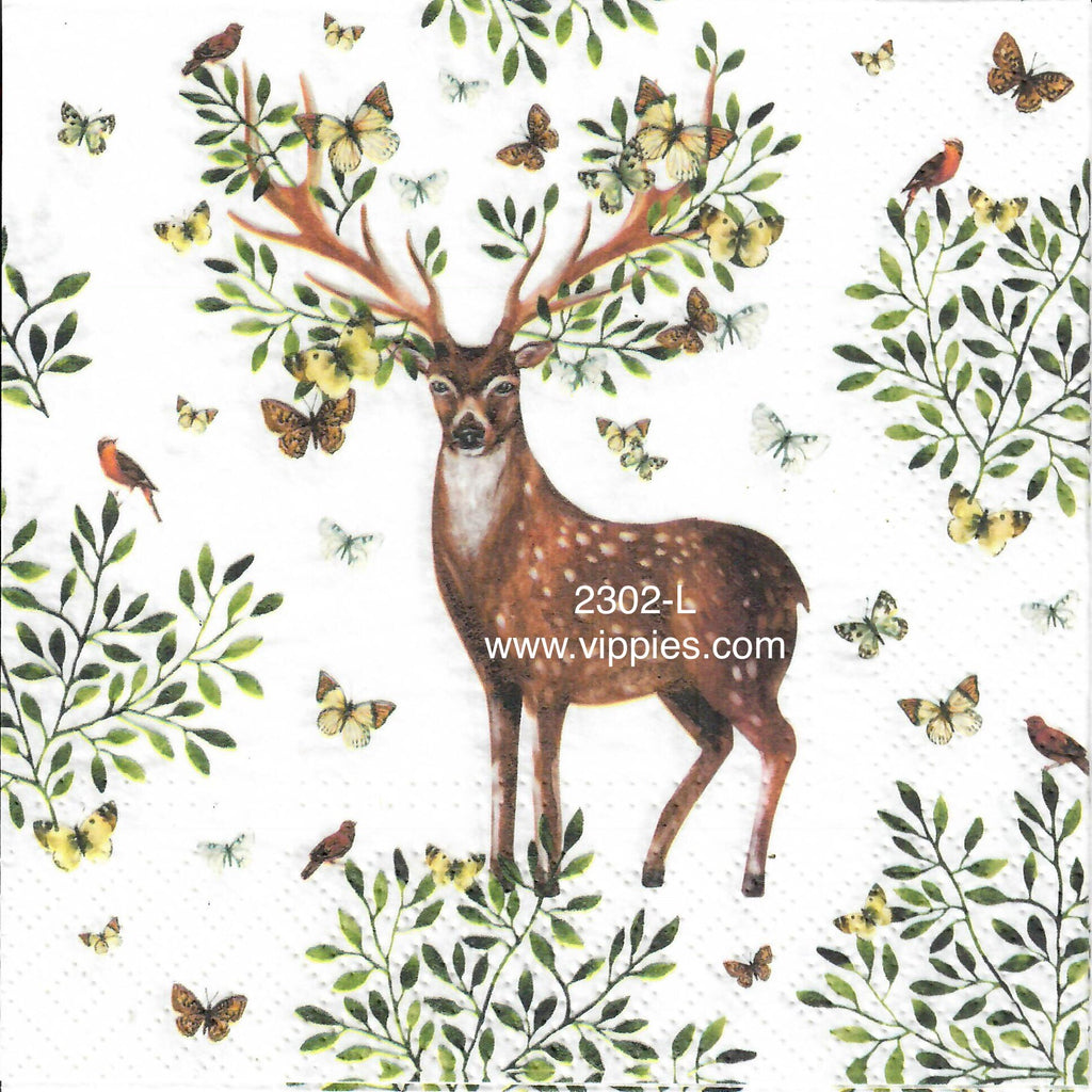 ANIM-2302-L Fantasy Deer Napkin for Decoupage
