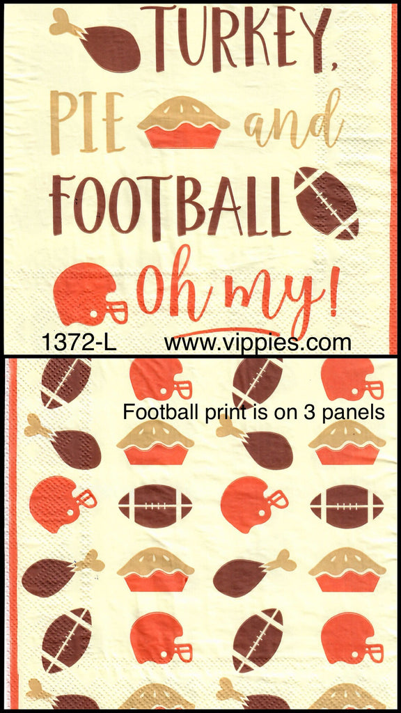 AT-1372 Turkey Pie Oh My Napkin for Decoupage