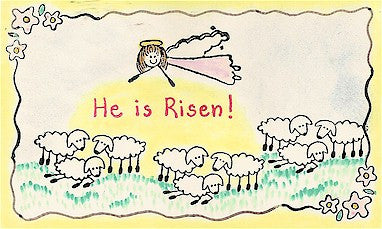 He is Risen Rubber Stamp 2467C