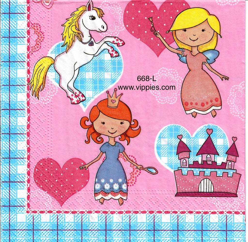 CHILD-668 Princess Dream Napkin for Decoupage