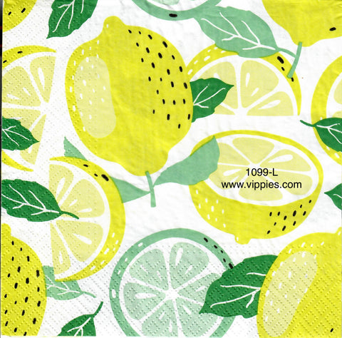 FD-1099 Lemons and Limes Napkin for Decoupage