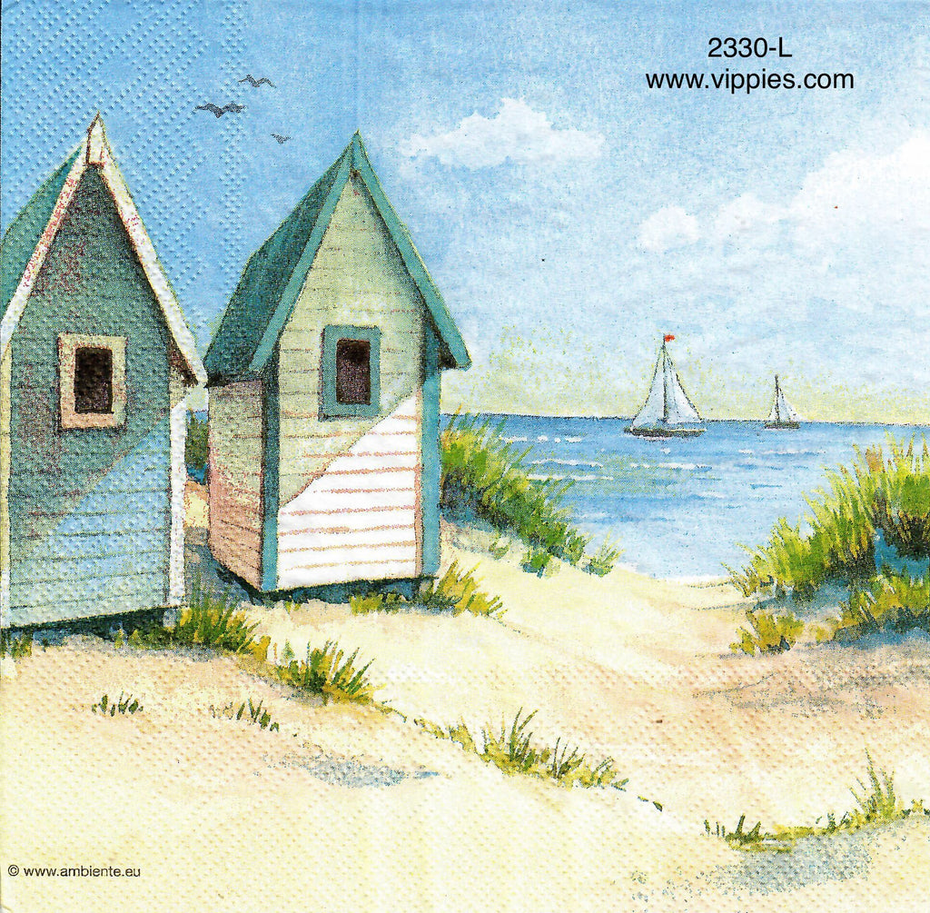 NS-2330-L Cabanas Sand Dunes Napkin for Decoupage