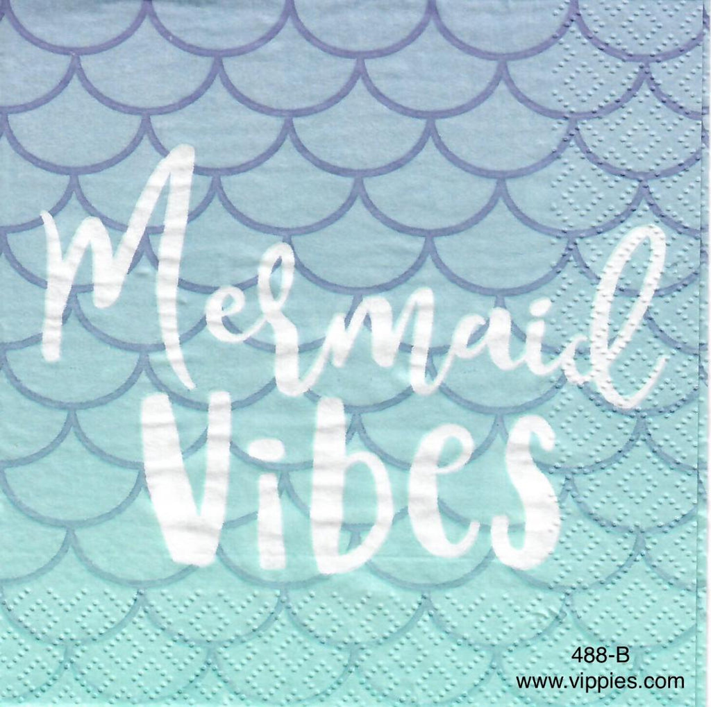 NS-488 Mermaid Vibes Napkin for Decoupage
