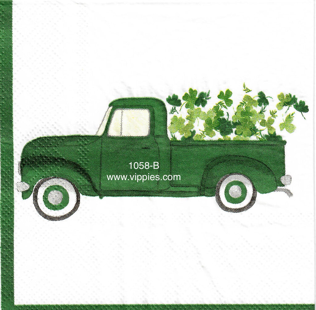 SPD-1058 Shamrock Pickup Napkin for Decoupage