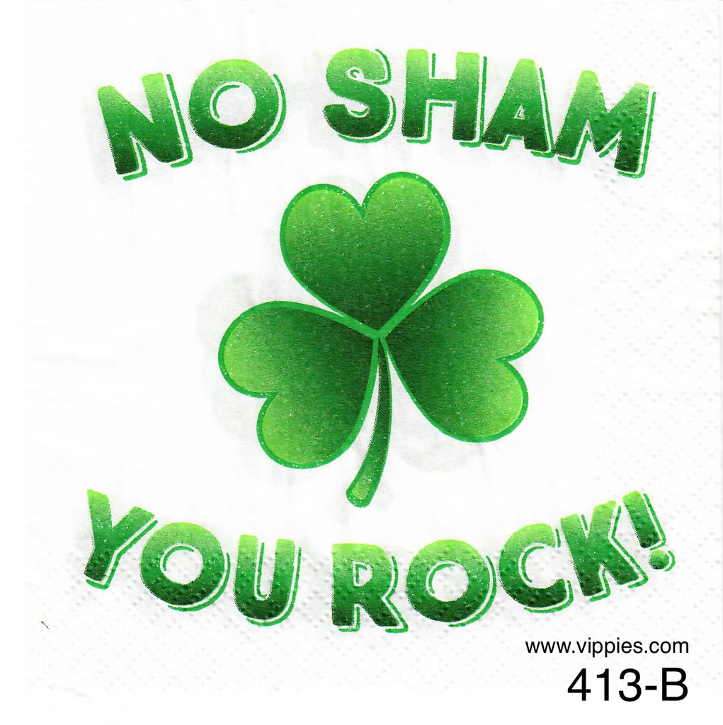SPD-413 No Sham You Rock Napkin for Decoupage
