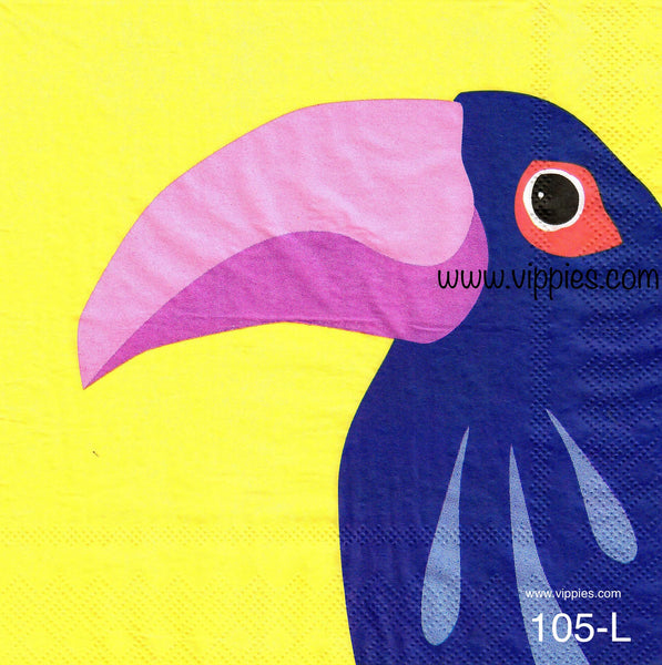 TRP-105 Toucan Napkin for Decoupage