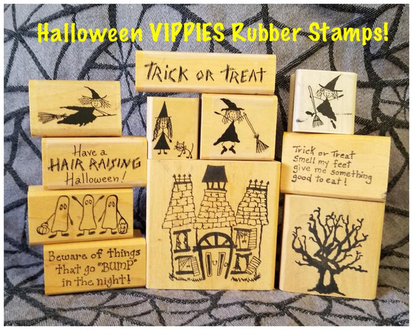 Halloween Rubber Stamps