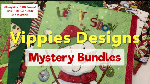 MB-001 Mystery Christmas/Winter Napkin Bundle #1
