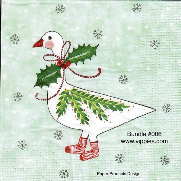 SNB-006 Special Napkin Bundle #6 Christmas Animals Napkins