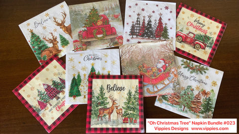SNB-023-B "Oh Christmas Tree" Special Napkin Bundle