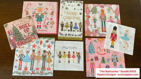 SNB-026-B/L/G "Nutcracker" Special Napkin Bundle