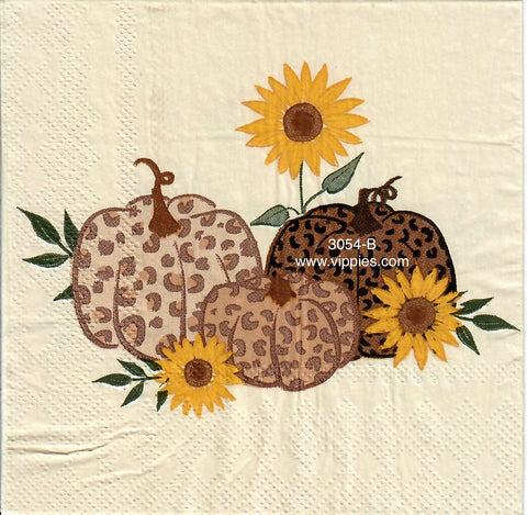 AT-3054-B Spotted Pumpkins Napkin for Decoupage