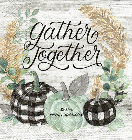 AT-3307-B Gather Together Wreath Napkin for Decoupage