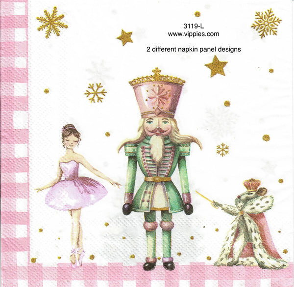 C-3119-L Nutcracker Tree Napkin for Decoupage