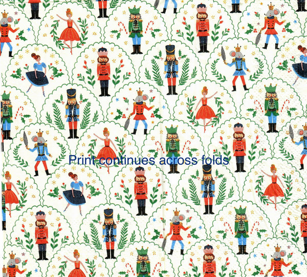 C-3124-G The Nutcracker Characters Guest Napkin for Decoupage