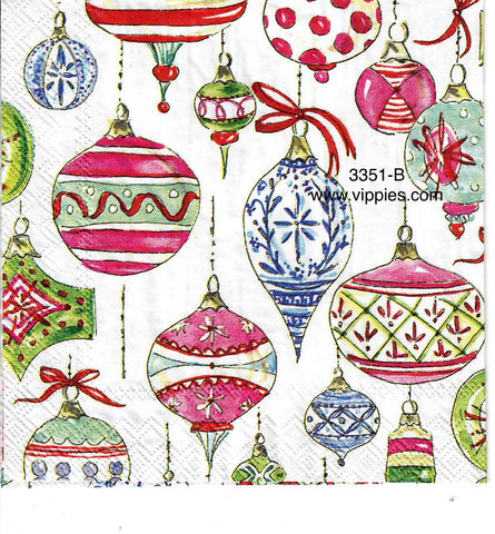 C-3351-B Sketch Ornaments Napkin for Decoupage