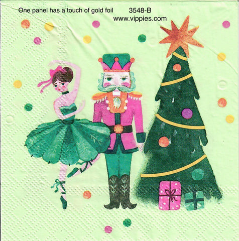 C-3548-B Nutcracker Suite Napkin for Decoupage