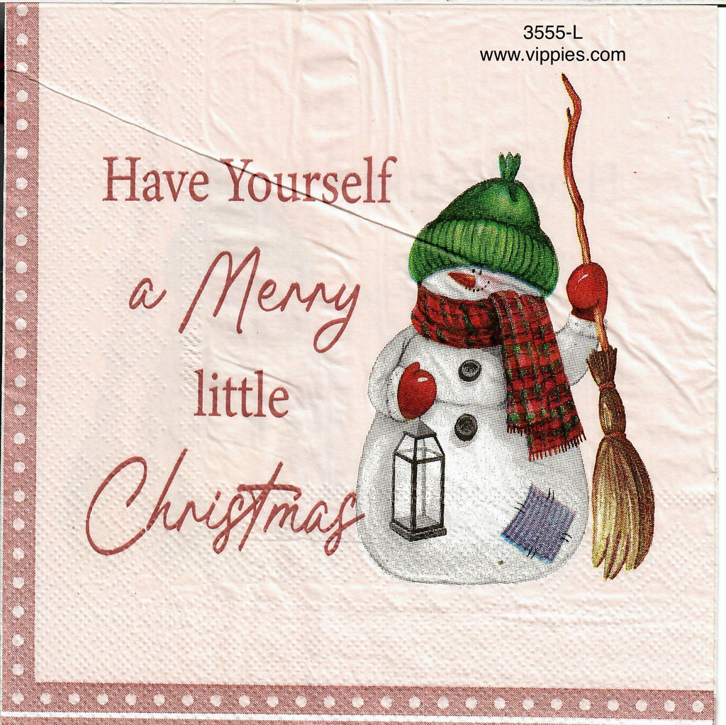 C-3555-L Snowman Have Yourself Napkin for Decoupage