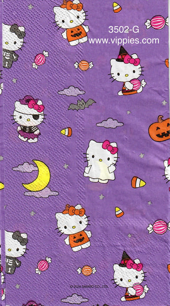 CTN-3502-G Hello Kitty Costumes Guest Napkin for Decoupage