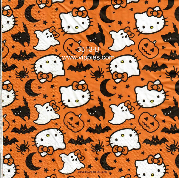 CTN-3513-B Hello Kitty Ghost Print Napkin for Decoupage