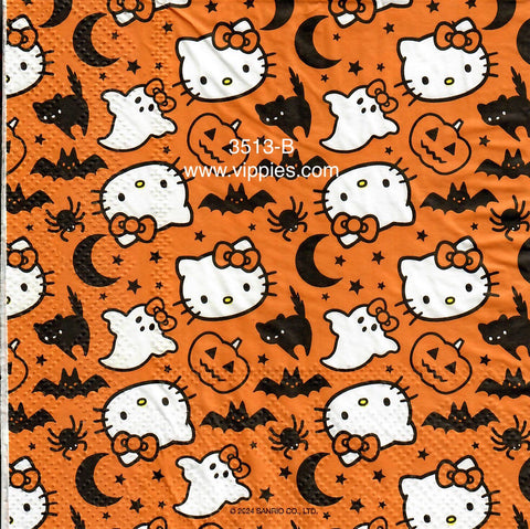 CTN-3513-B Hello Kitty Ghost Print Napkin for Decoupage