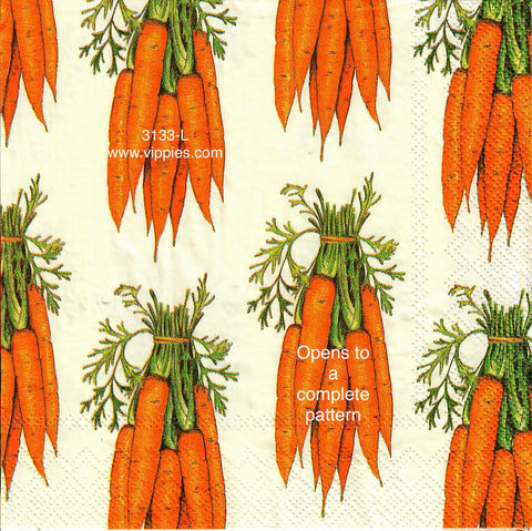 EAST-3133-L Carrot Bunches Napkin for Decoupage