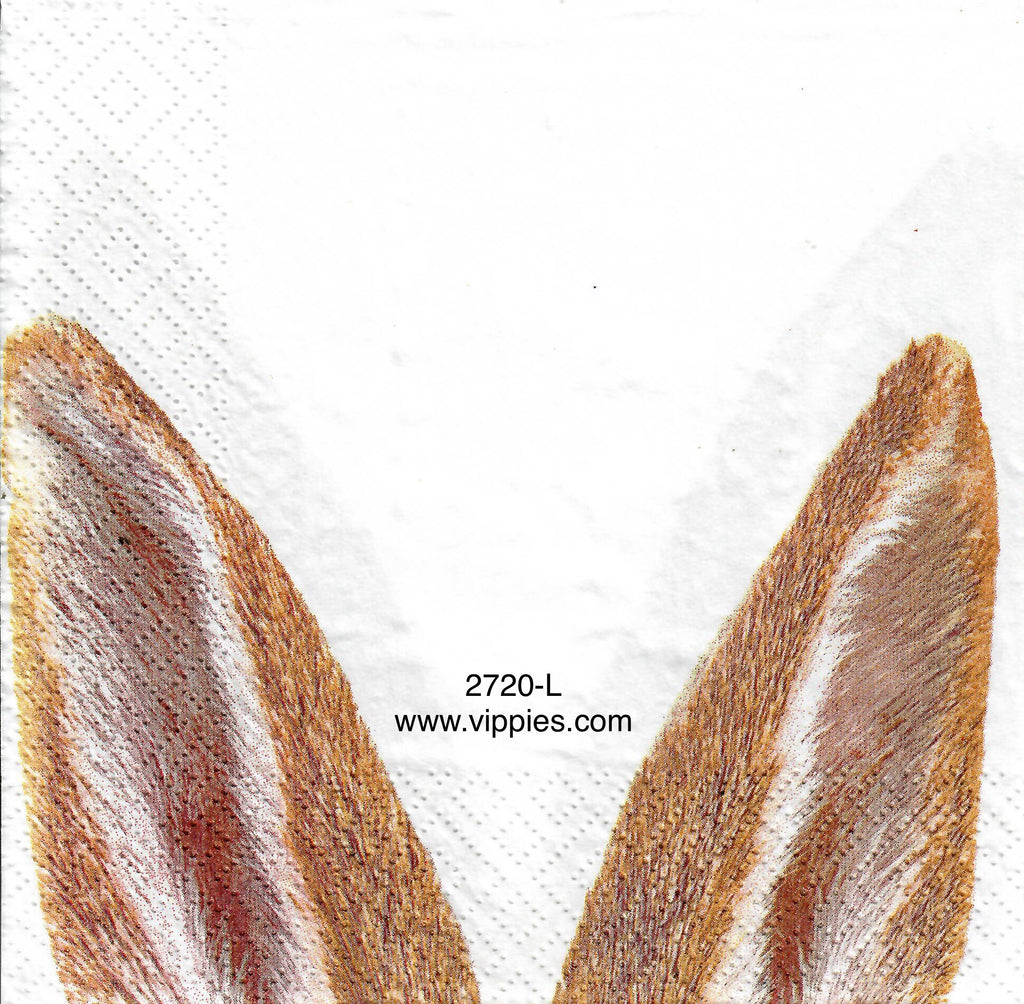 EAST-2720-L Bunny Ears Napkin for Decoupage