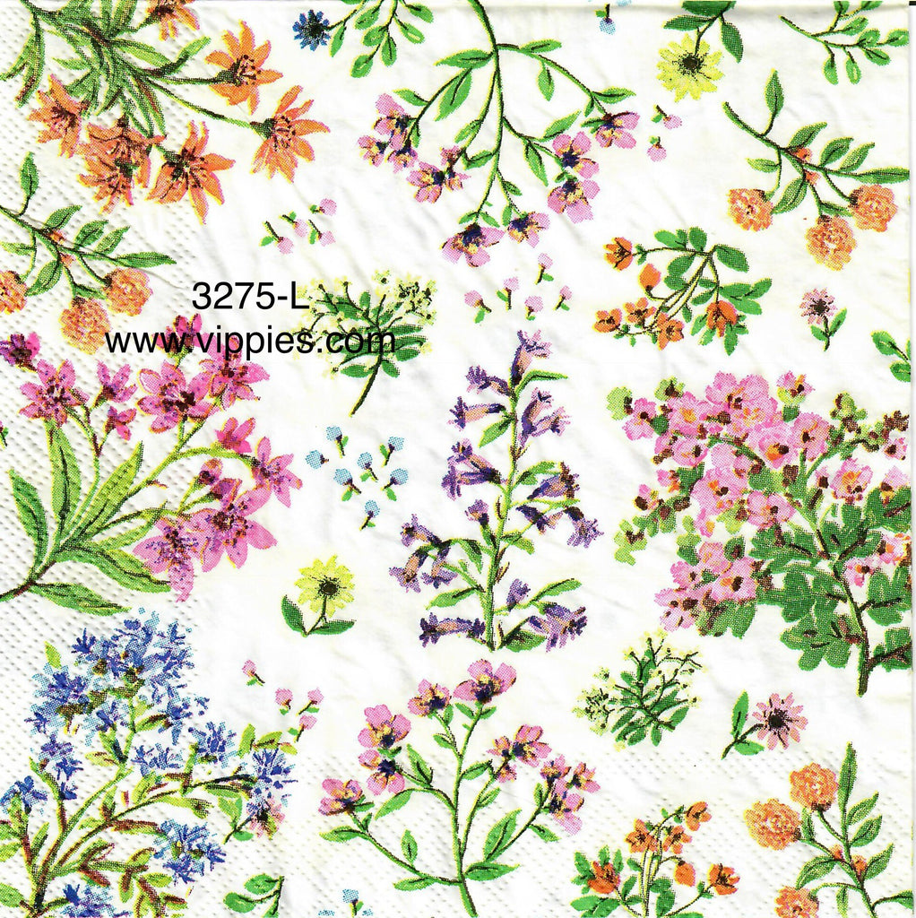 FL-3275-L Wildflower Bouquets Napkin for Decoupage