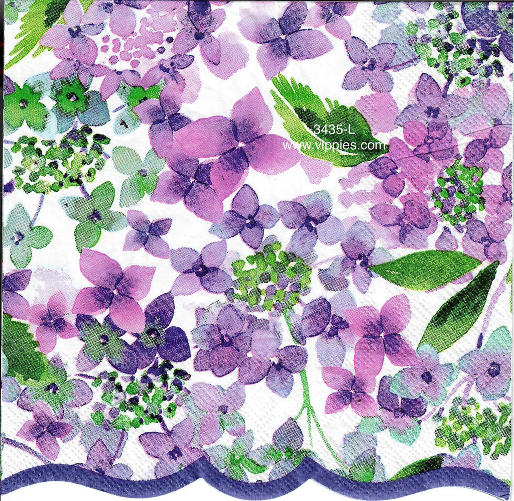 FL-3435-L Violets Napkin for Decoupage