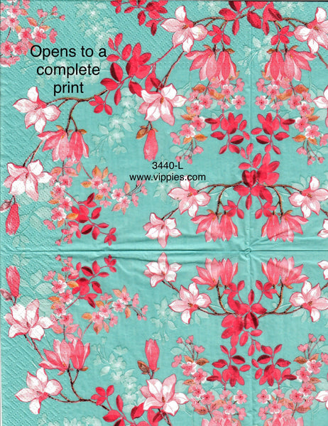 FL-3440-L Cherry Blossom Napkin for Decoupage