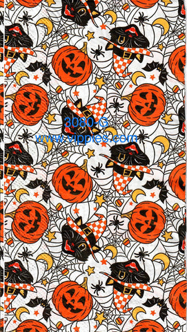 HWN-3080-G Vintage Halloween Print Guest Napkin for Decoupage