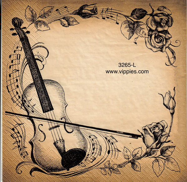 Music and Song Themed Decoupage Napkins