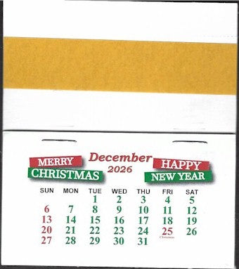 2027 Self-Stick Easel Back Calendars