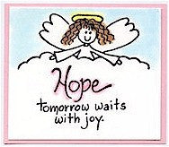 Greetings Angel Rubber Stamp 2537F