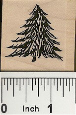 Pine #2 Rubber Stamp 2143D