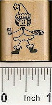 Mrs. Claus Rubber Stamp 2144C