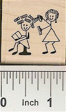 Beautician 1 Rubber Stamp 2203D