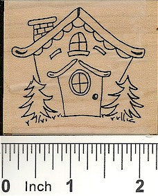 House #1 Rubber Stamp 2217F