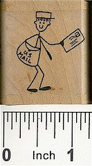 Mail Carrier Rubber Stamp 2251E