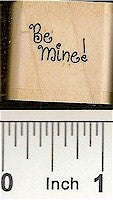 Fancy Be Mine Rubber Stamp 2297A