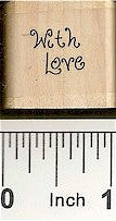 With Love Rubber Stamp 2298A